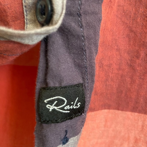 Rails Plaid Cotton Muslin Shirt - Picture 4 of 5